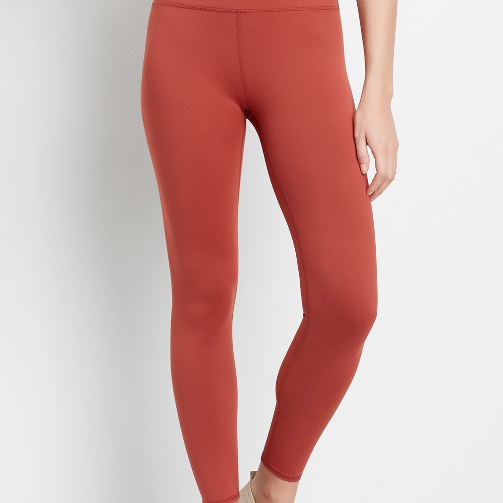 Lululemon leggings rustic coral Wunder Under Hi-Rise Tight 28" leggings